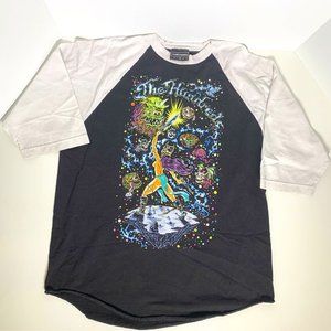 THE HUNDREDS Flying Eyeball Scifi Fantasy Art T-Shirt 3/4 Sleeve Size XL, RARE!